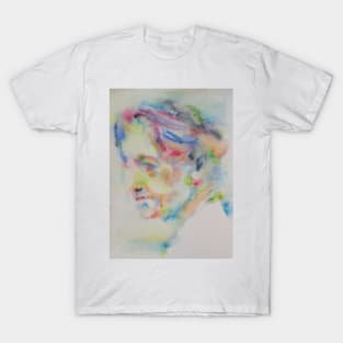 JIDDU KRISHNAMURTI watercolor portrait .4 T-Shirt